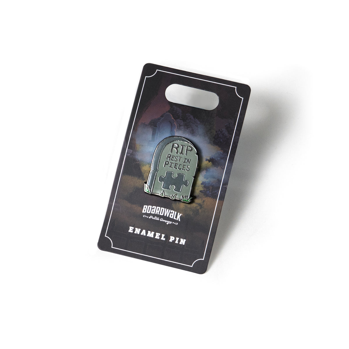 RIP Rest in Pieces Enamel Pin