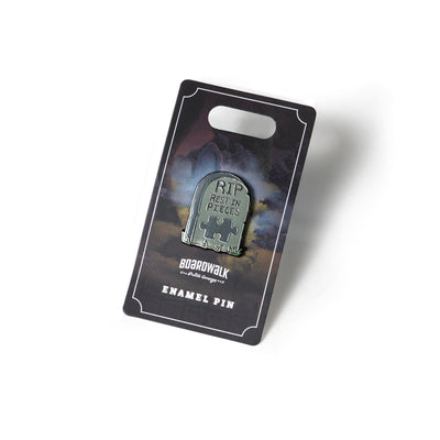 RIP Rest in Pieces Enamel Pin