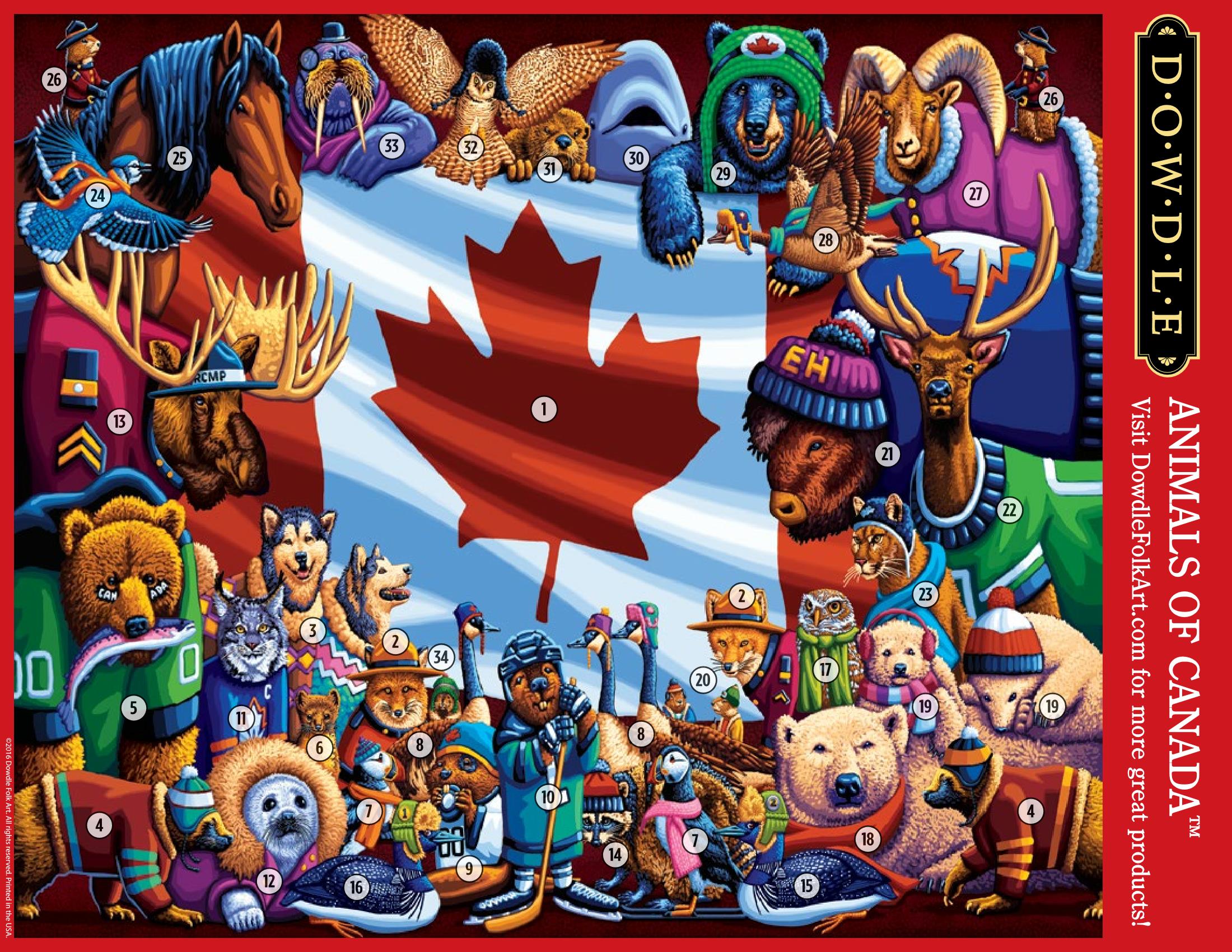 Animals of Canada | 100 Piece