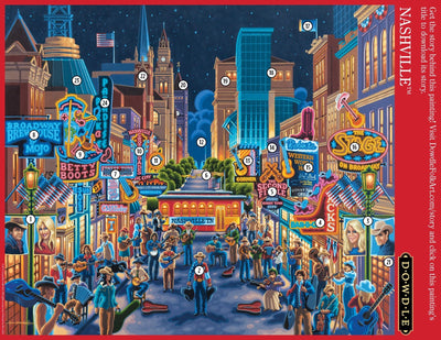 Nashville - Mini Puzzle - 250 Piece