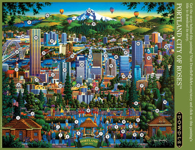 Portland City of Roses | 1000 Piece