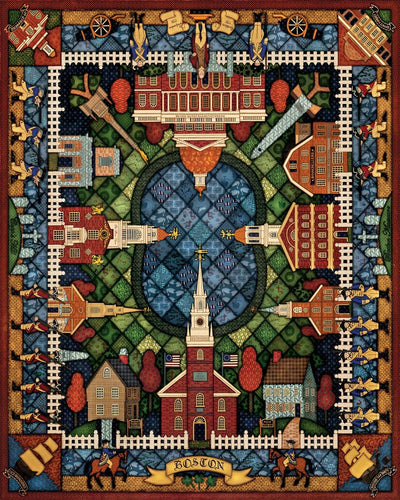 Boston Quilt - Wooden Puzzle
