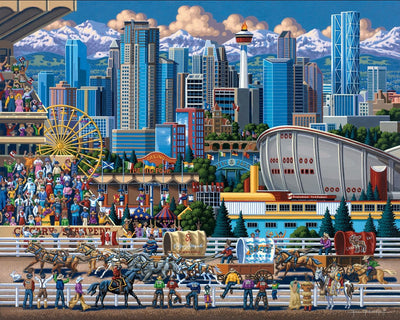 Calgary - Wooden Puzzle