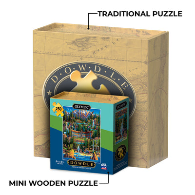 Olympic National Park - Mini Puzzle - 250 Piece