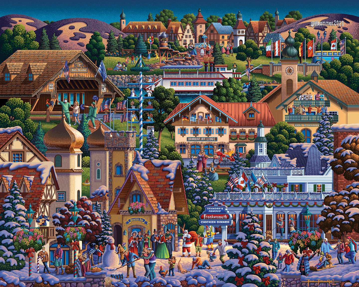 Frankenmuth - Mini Puzzle - 250 Piece