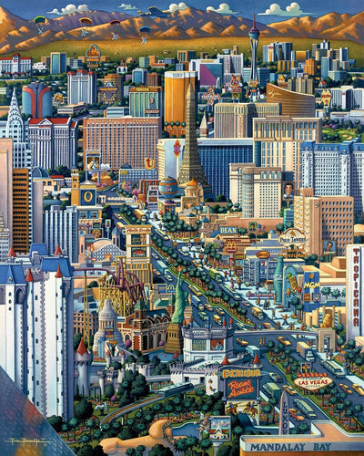 Las Vegas - Wooden Puzzle