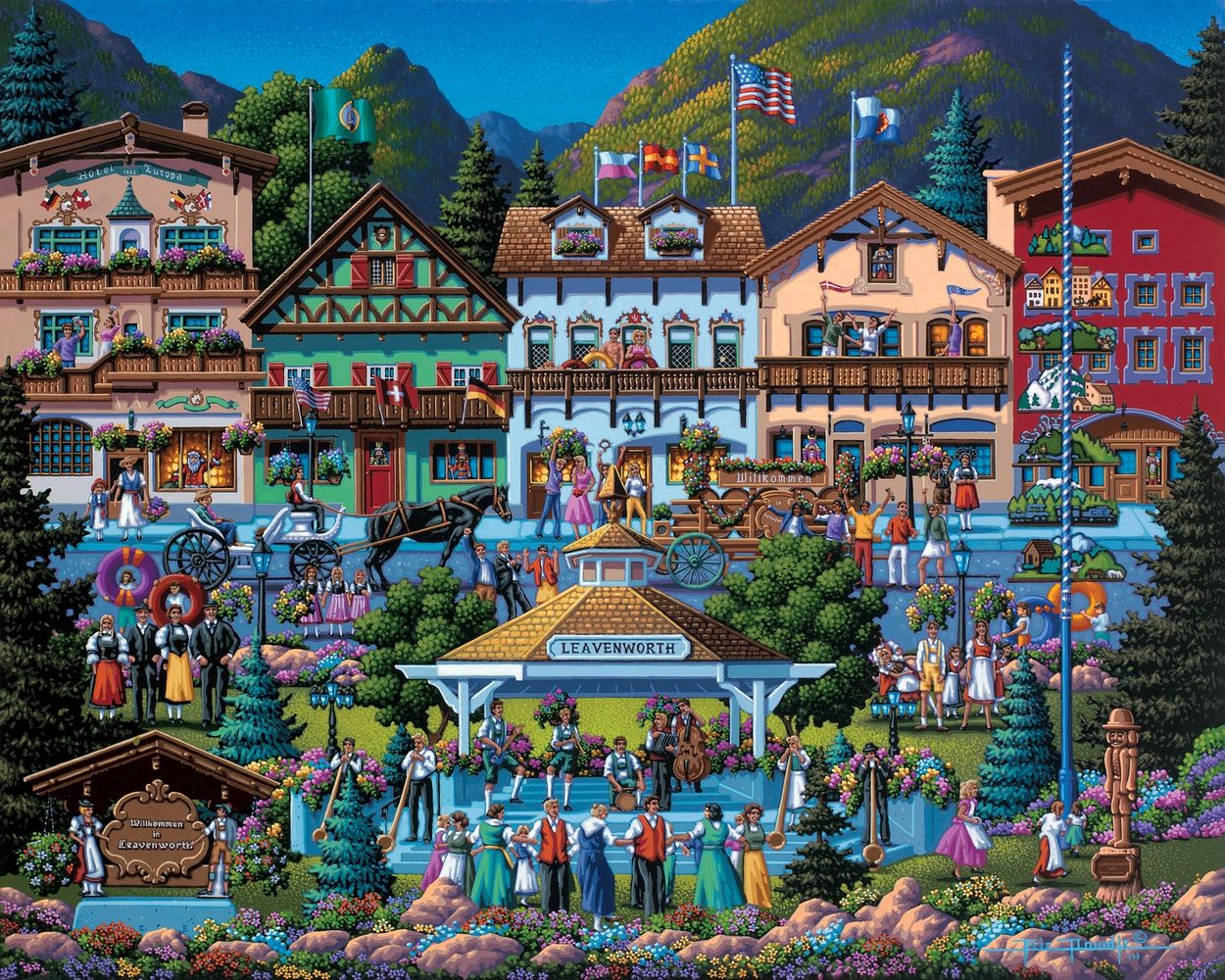 Leavenworth - Wooden Puzzle