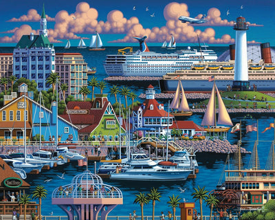 Long Beach - Wooden Puzzle