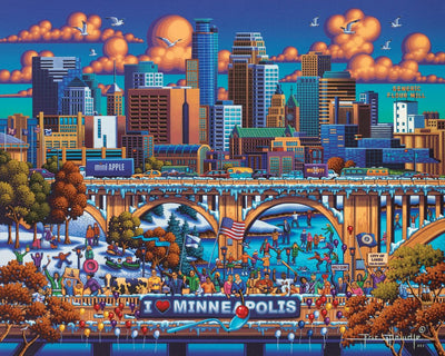 Minneapolis - Wooden Puzzle