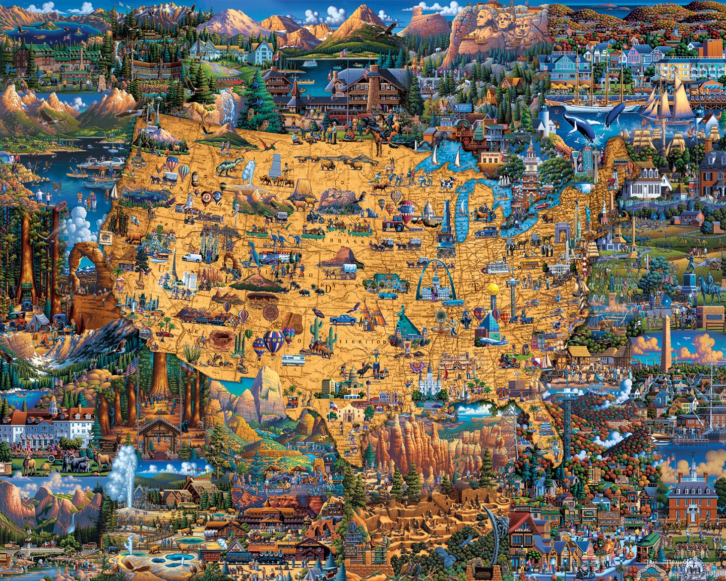 National Parks - Mini Puzzle - 250 Piece