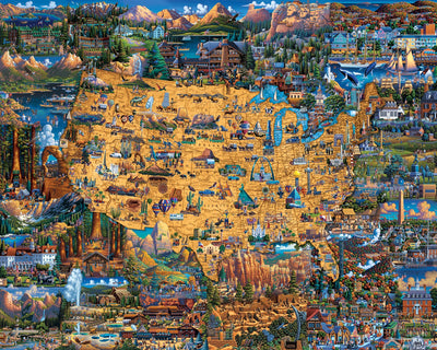 National Parks - Mini Puzzle - 250 Piece