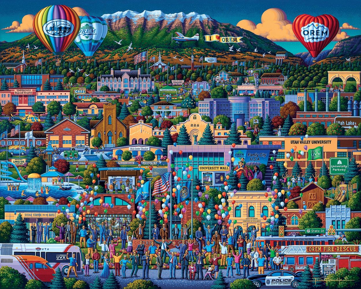 Orem Centennial - Wooden Puzzle