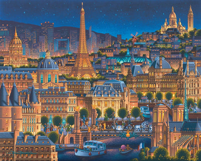Paris City of Light - Wooden Puzzle