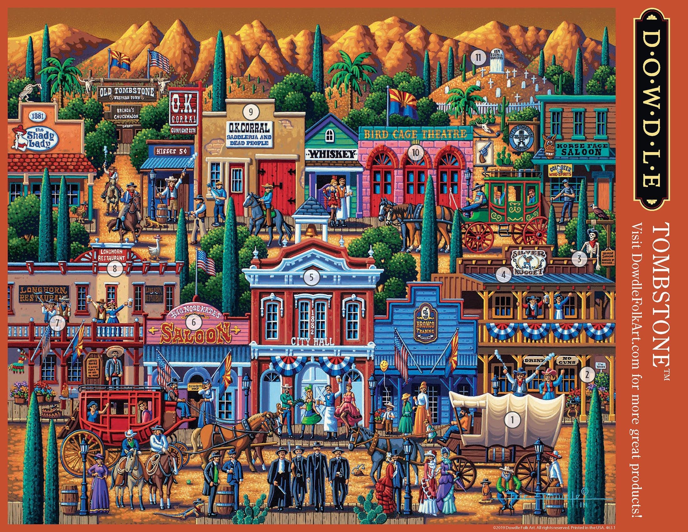 Tombstone - Mini Puzzle - 250 Piece