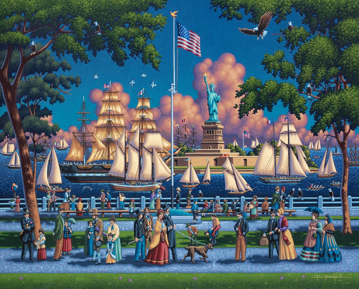 Statue of Liberty - Wooden Puzzle