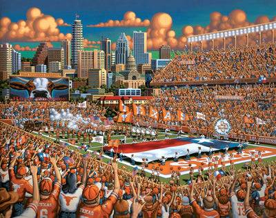 Texas Longhorns - Wooden Puzzle