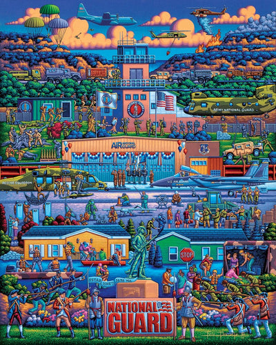 U.S. National Guard - Wooden Puzzle