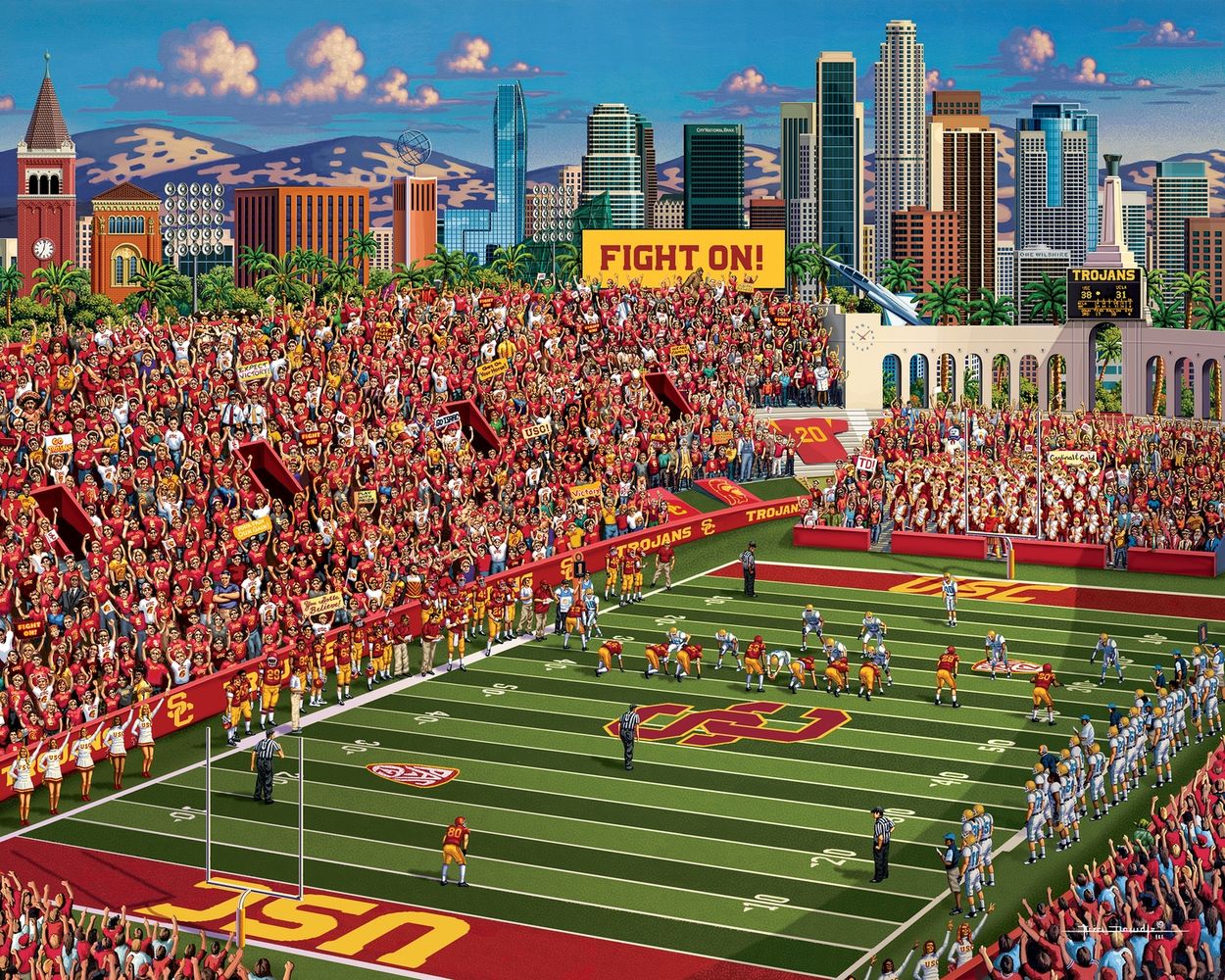 USC Trojans - Wooden Puzzle