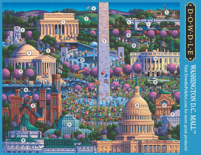 Washington DC Mall - Mini Puzzle - 250 Piece