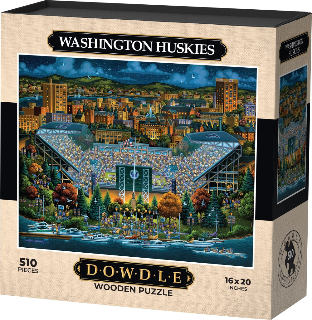 Washington Huskies - Wooden Puzzle