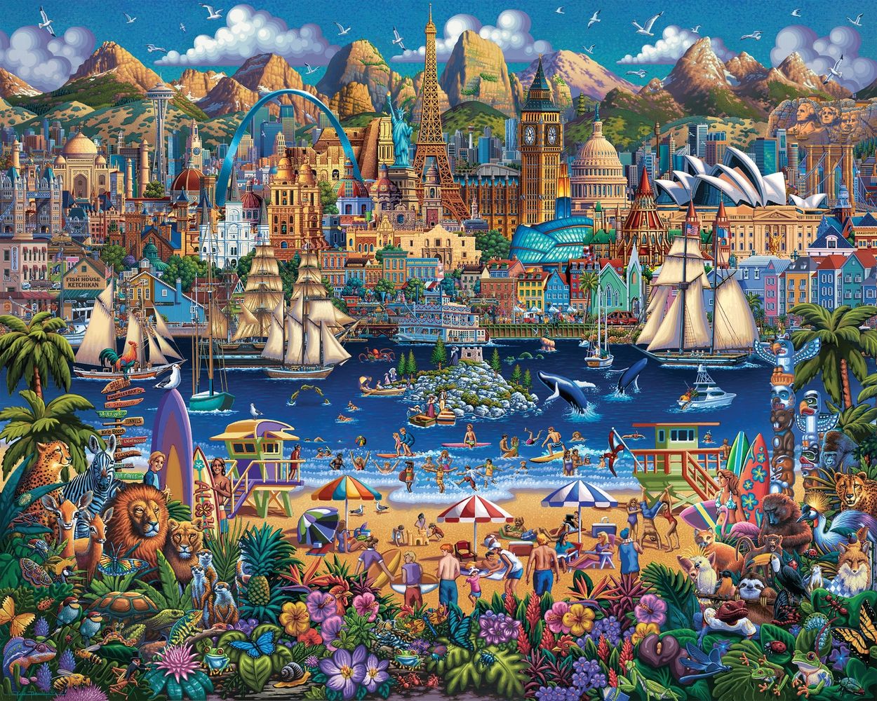 World Pieces | 210 Piece Personal Puzzle