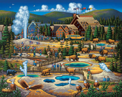 Yellowstone Old Faithful | 500 Piece