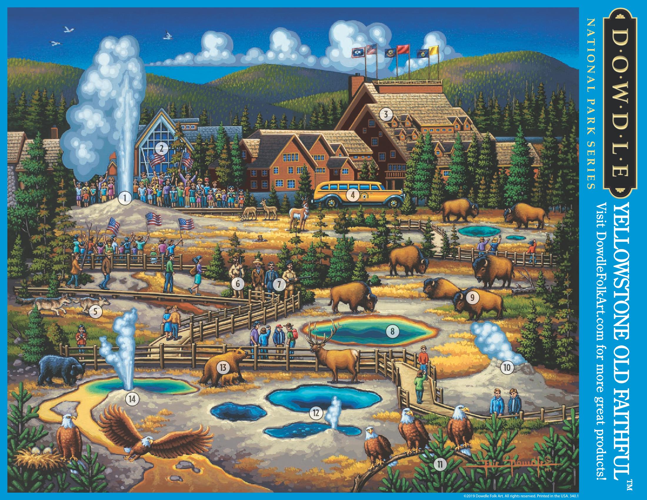 Yellowstone Old Faithful | 500 Piece